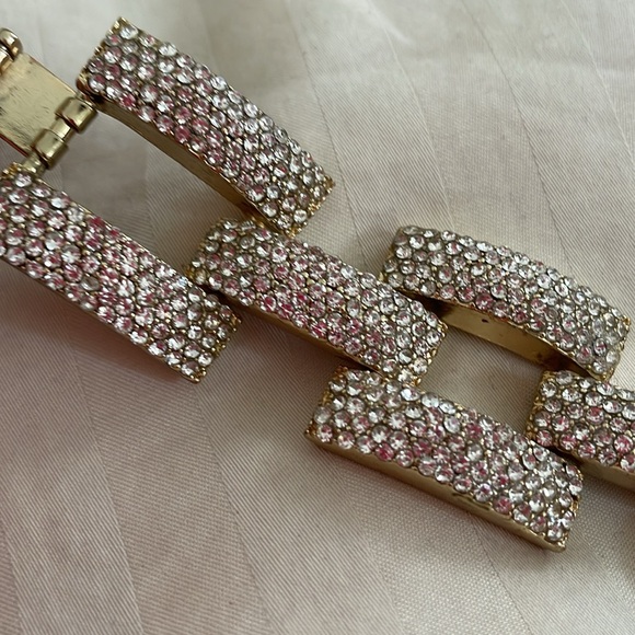 Pave Large-Link Cocktail Bracelet - Picture 4 of 5